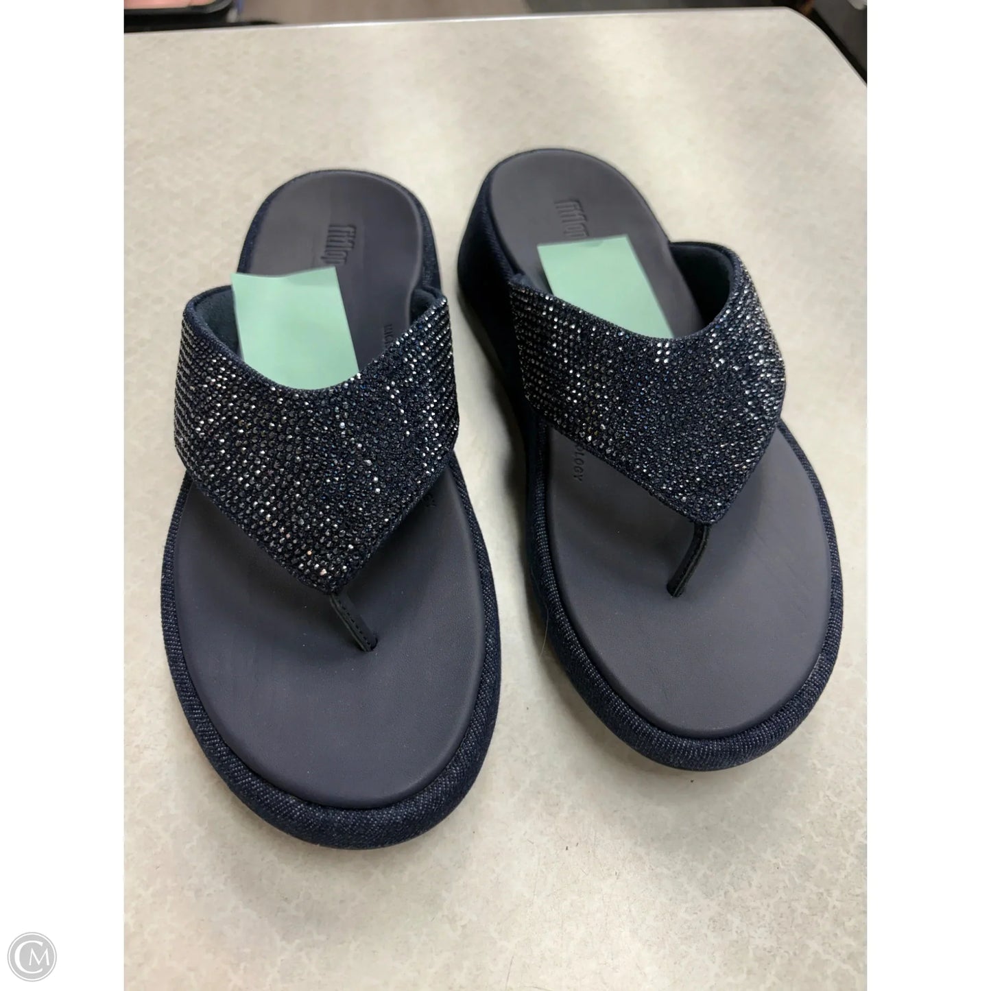 Sandals Flip Flops By Fitflop In Navy, Size: 6
