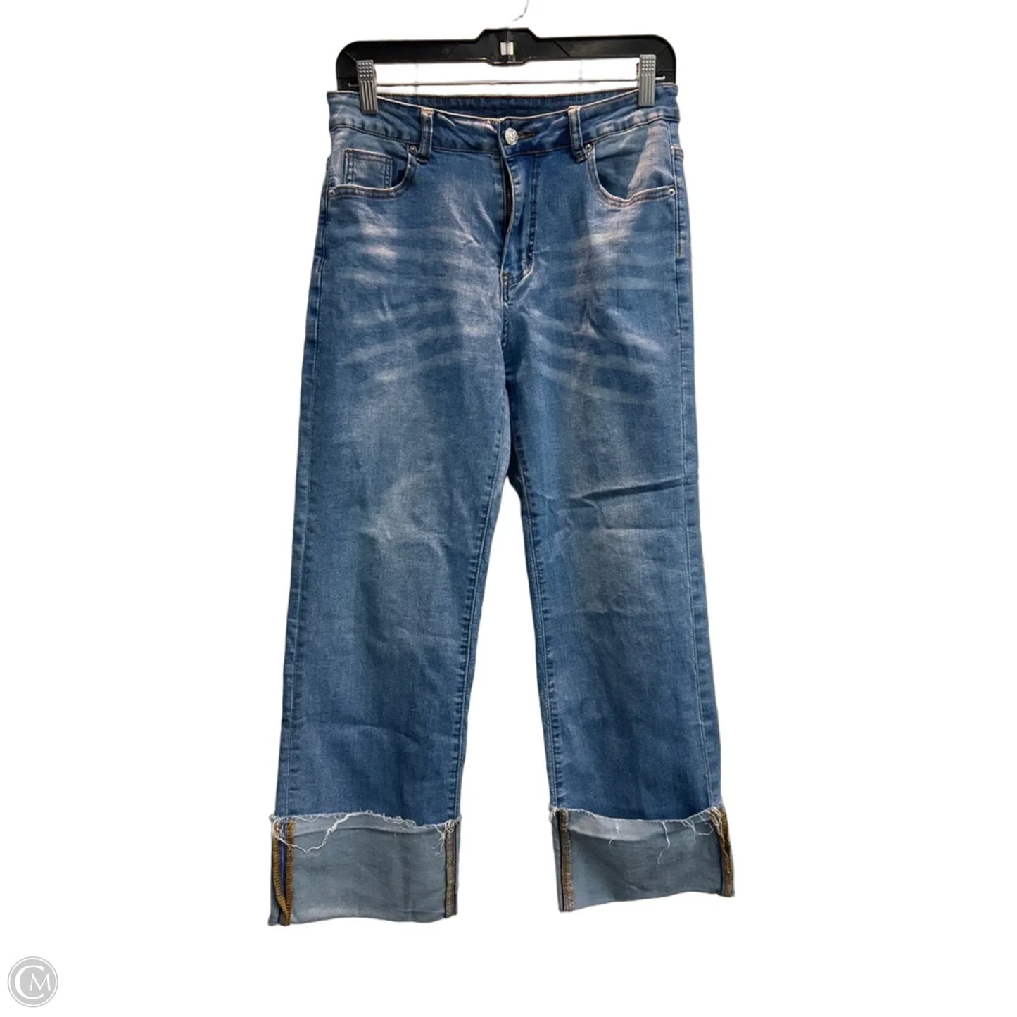 Jeans Cropped By Clothes Mentor In Blue Denim, Size: 6
