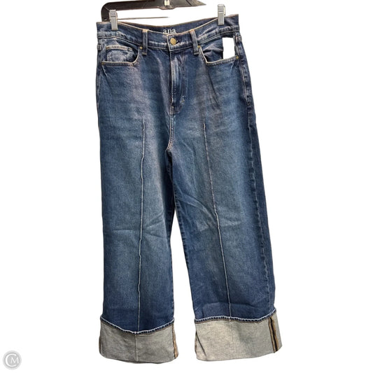 Jeans Wide Leg By Ana In Blue Denim, Size: 10