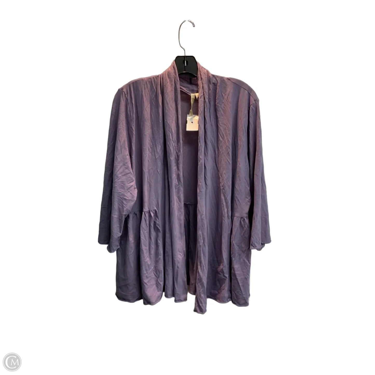 Cardigan By Pure Jill In Purple, Size: Xl