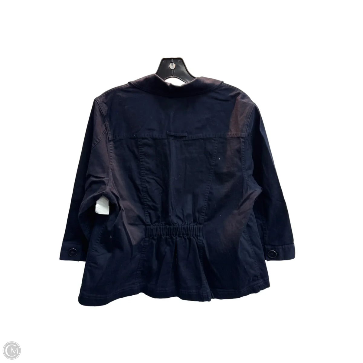 Jacket Denim By Cj Banks In Navy, Size: 1x