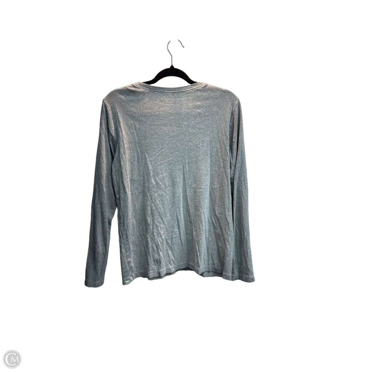 Top Long Sleeve Basic By Eddie Bauer In Grey, Size: Xl
