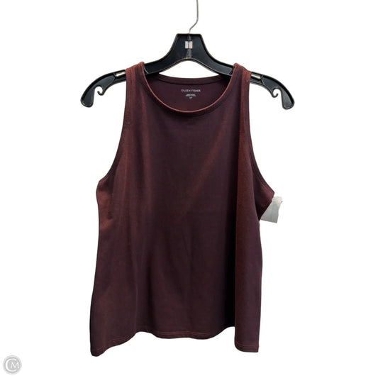 Tank Top By Eileen Fisher In Maroon, Size: S