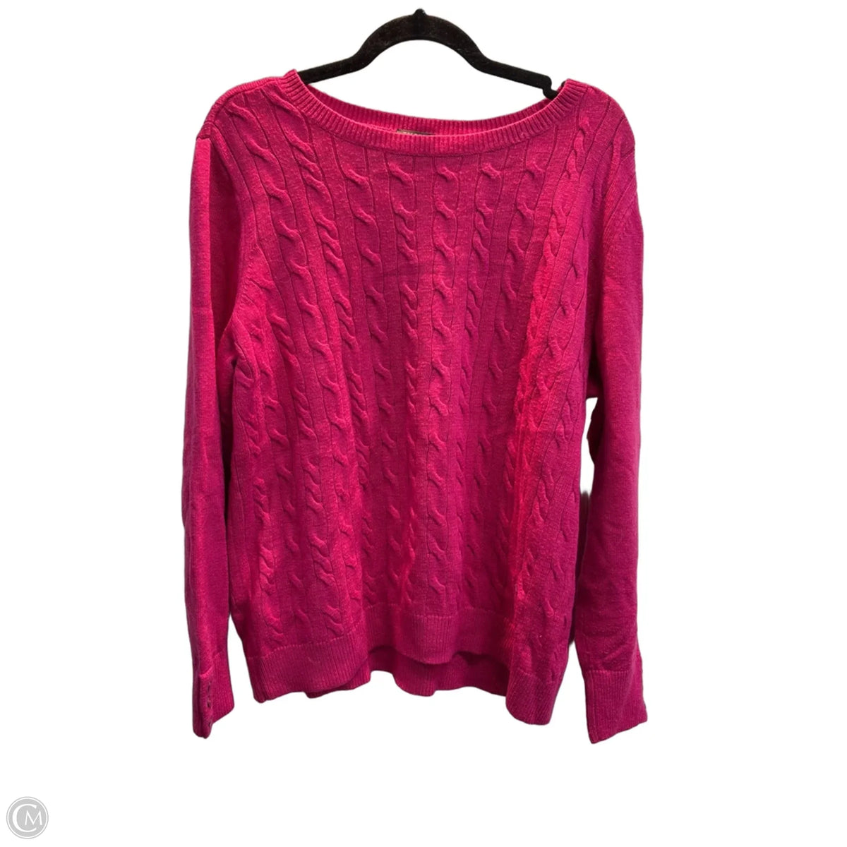 Sweater By Talbots In Pink, Size: 2x