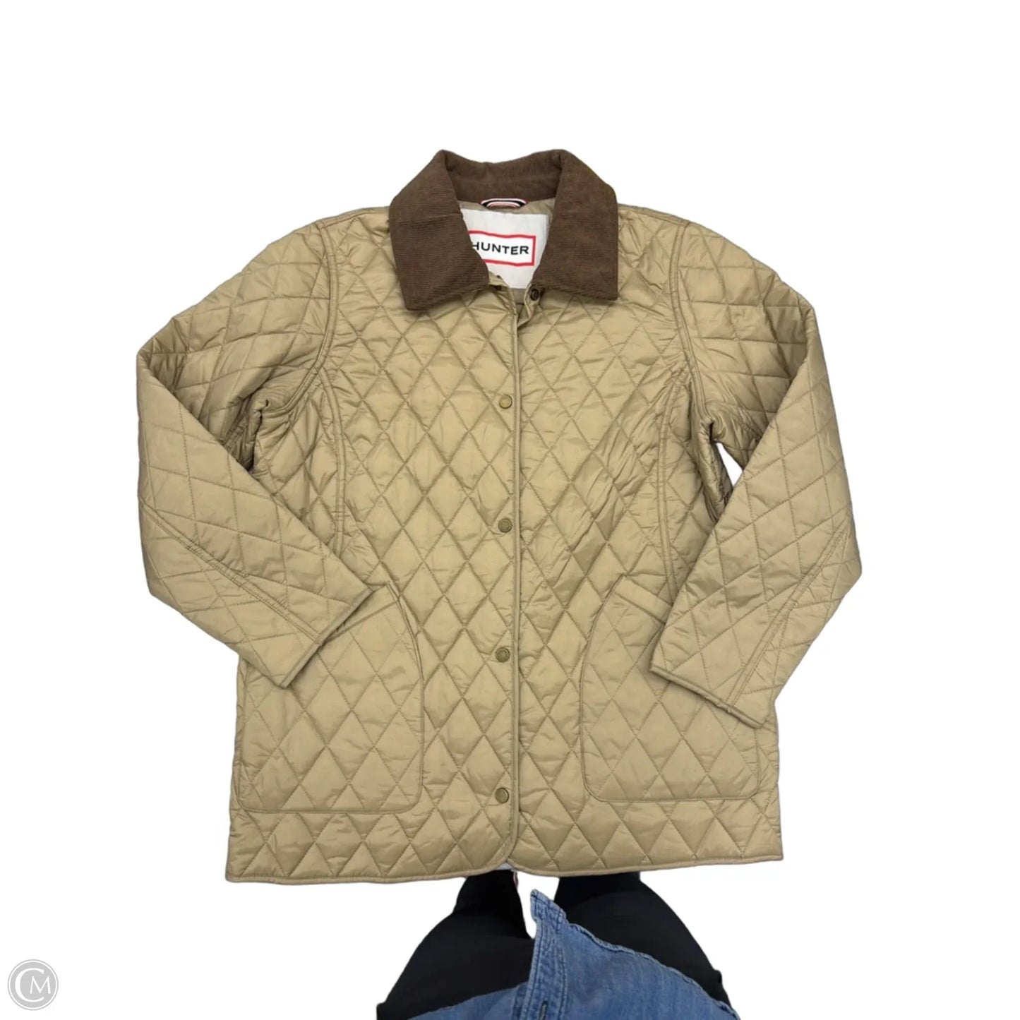 Jacket Designer By Hunter In Tan, Size: L