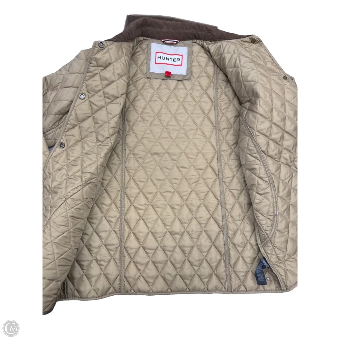 Jacket Designer By Hunter In Tan, Size: L