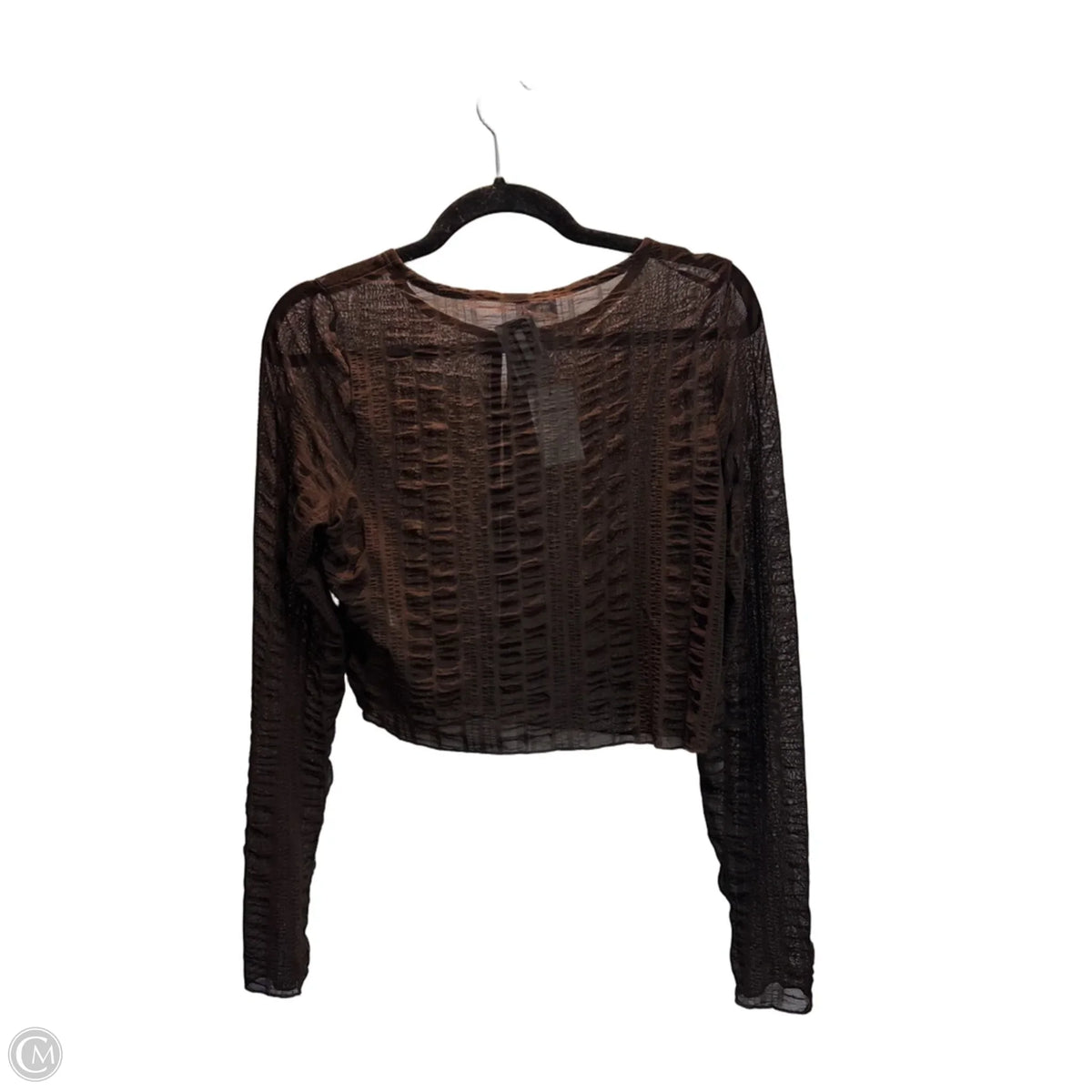 Top Long Sleeve By Cotton On In Brown, Size: L