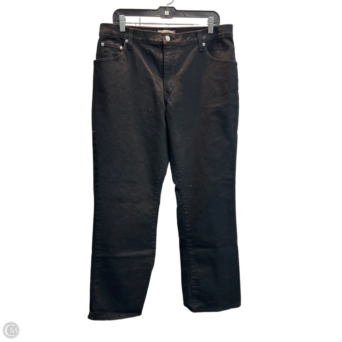 Jeans Boot Cut By Levis In Black, Size: 16