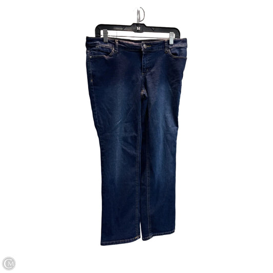 Jeans Cropped By Christopher And Banks In Blue Denim, Size: 8p