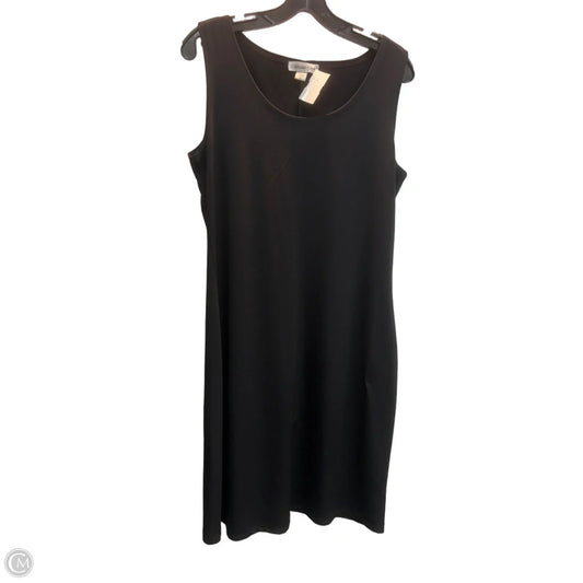 Dress Casual Midi By Coldwater Creek In Black, Size: Sp