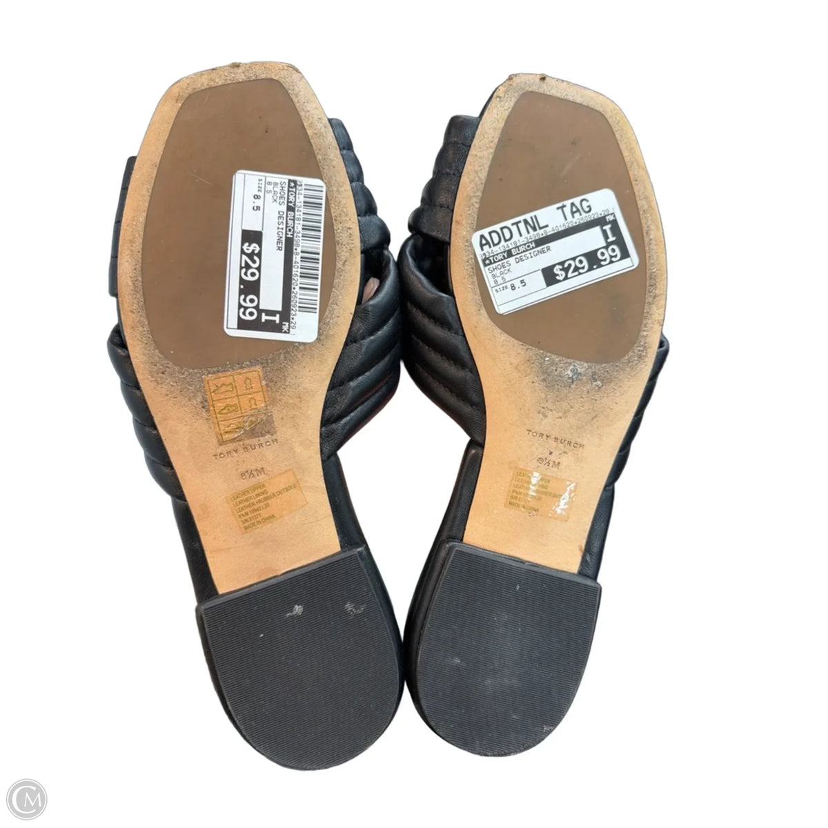 Shoes Designer By Tory Burch In Black, Size: 8.5