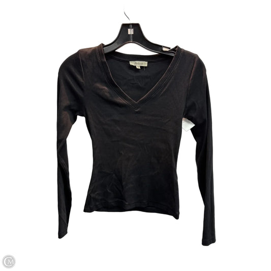 Top Long Sleeve Basic By Madewell In Black, Size: Xs