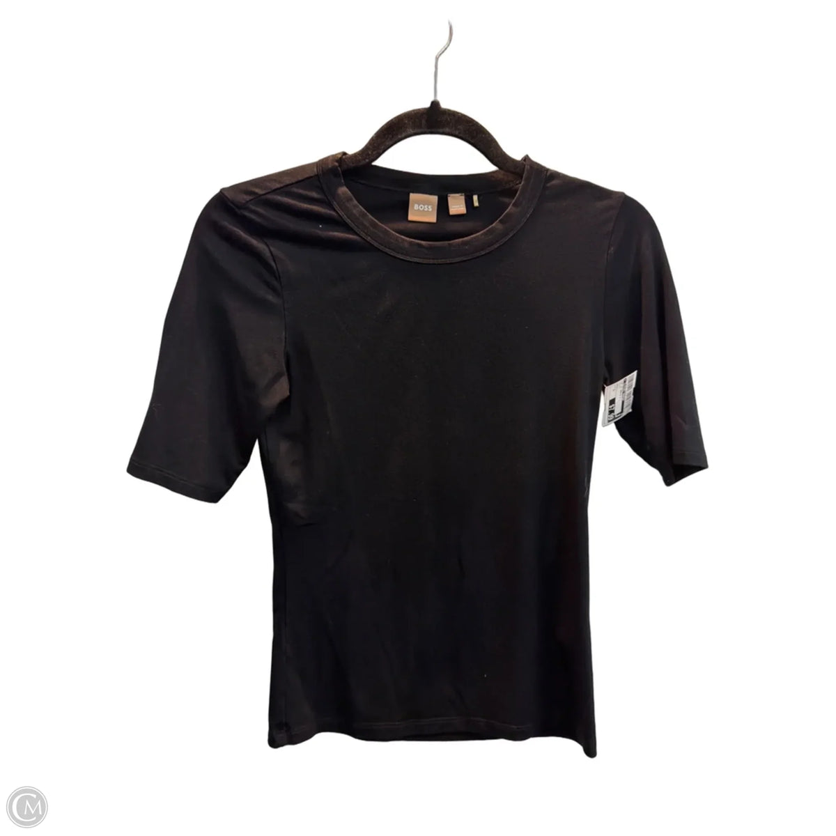 Top Short Sleeve Basic By Clothes Mentor In Black, Size: S