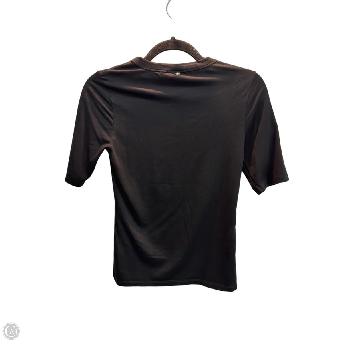Top Short Sleeve Basic By Clothes Mentor In Black, Size: S