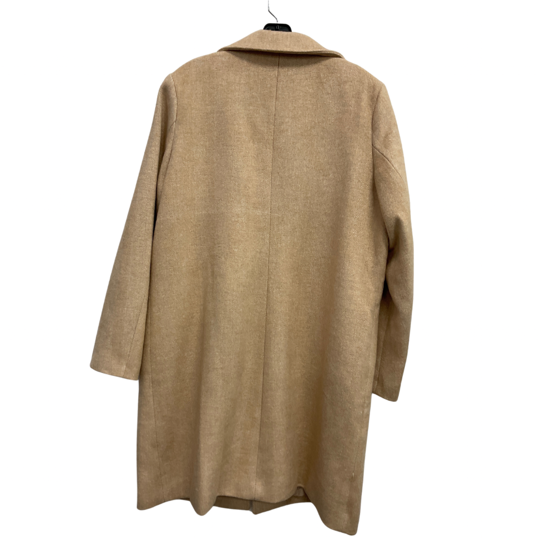 Coat Wool By Apt 9 In Tan, Size: L