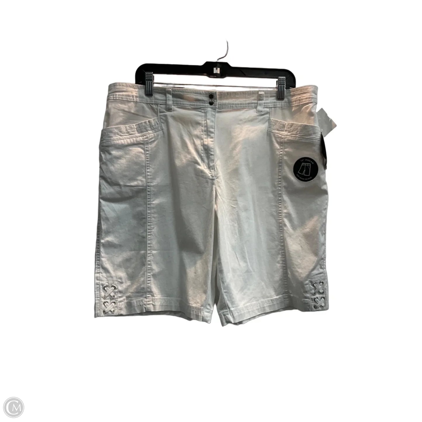 Shorts By Karen Scott In White, Size: 14