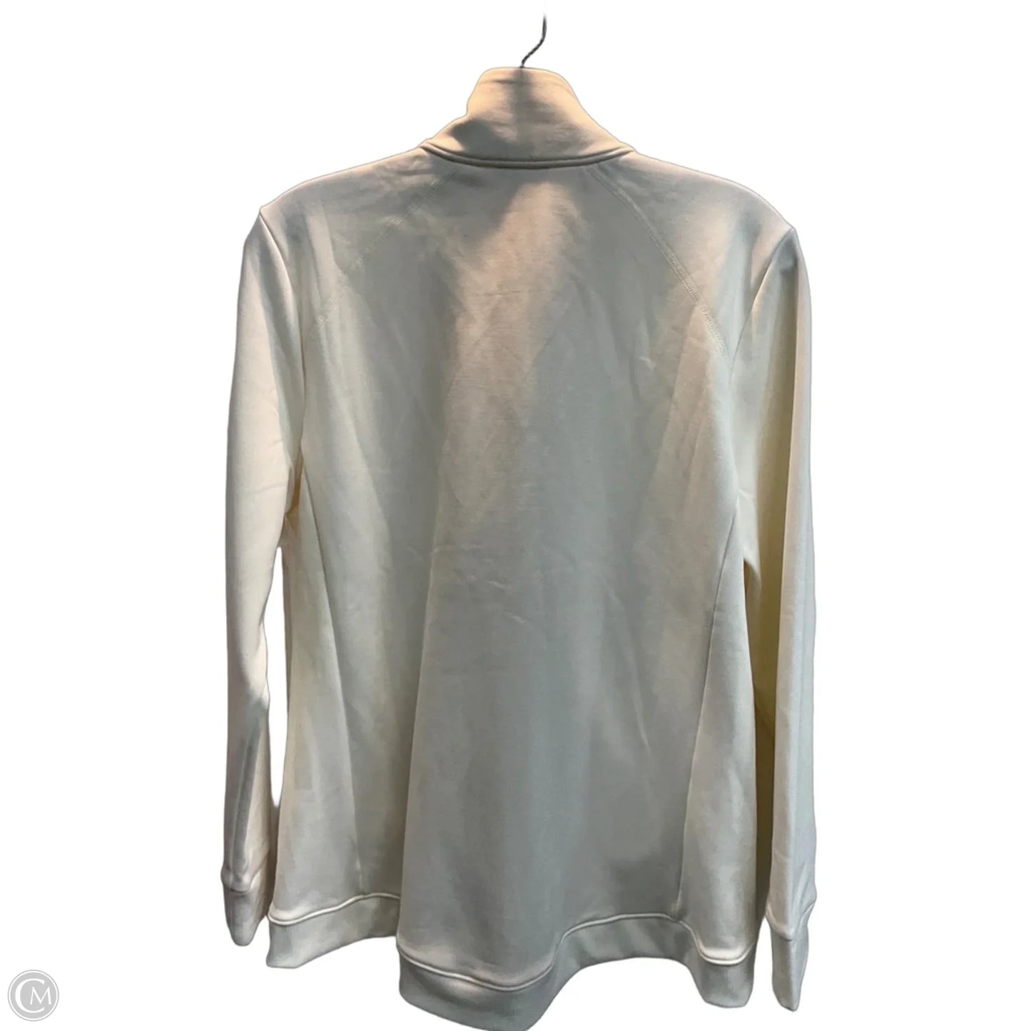 Athletic Jacket By Talbots In White, Size: L