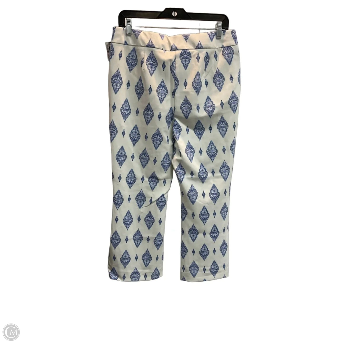 Pants Cropped By Chicos In Blue, Size: M