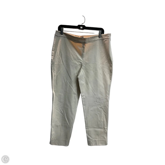 Pants Cropped By Talbots In Beige, Size: 14