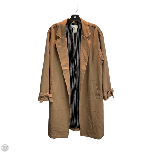 Coat Trench Coat By Dr2 In Tan, Size: M