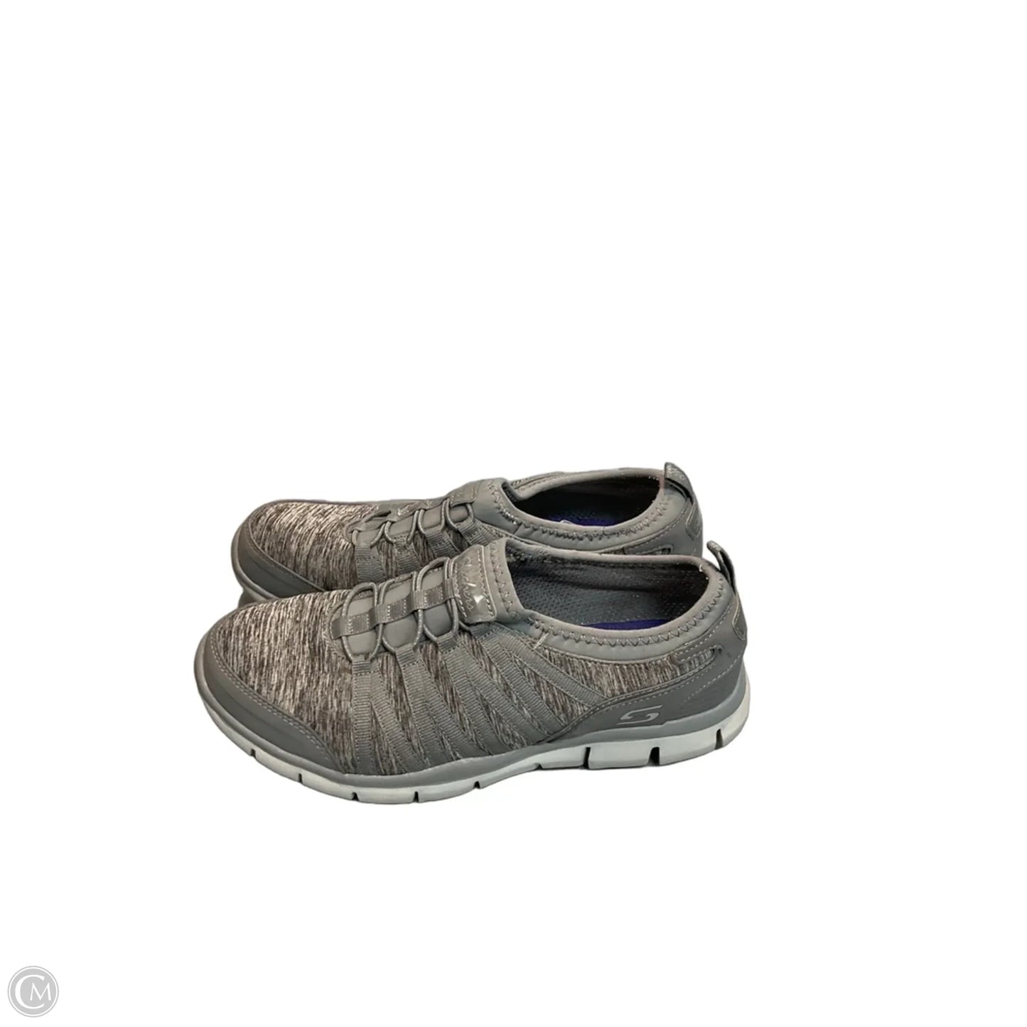 Shoes Athletic By Skechers In Grey, Size: 7.5