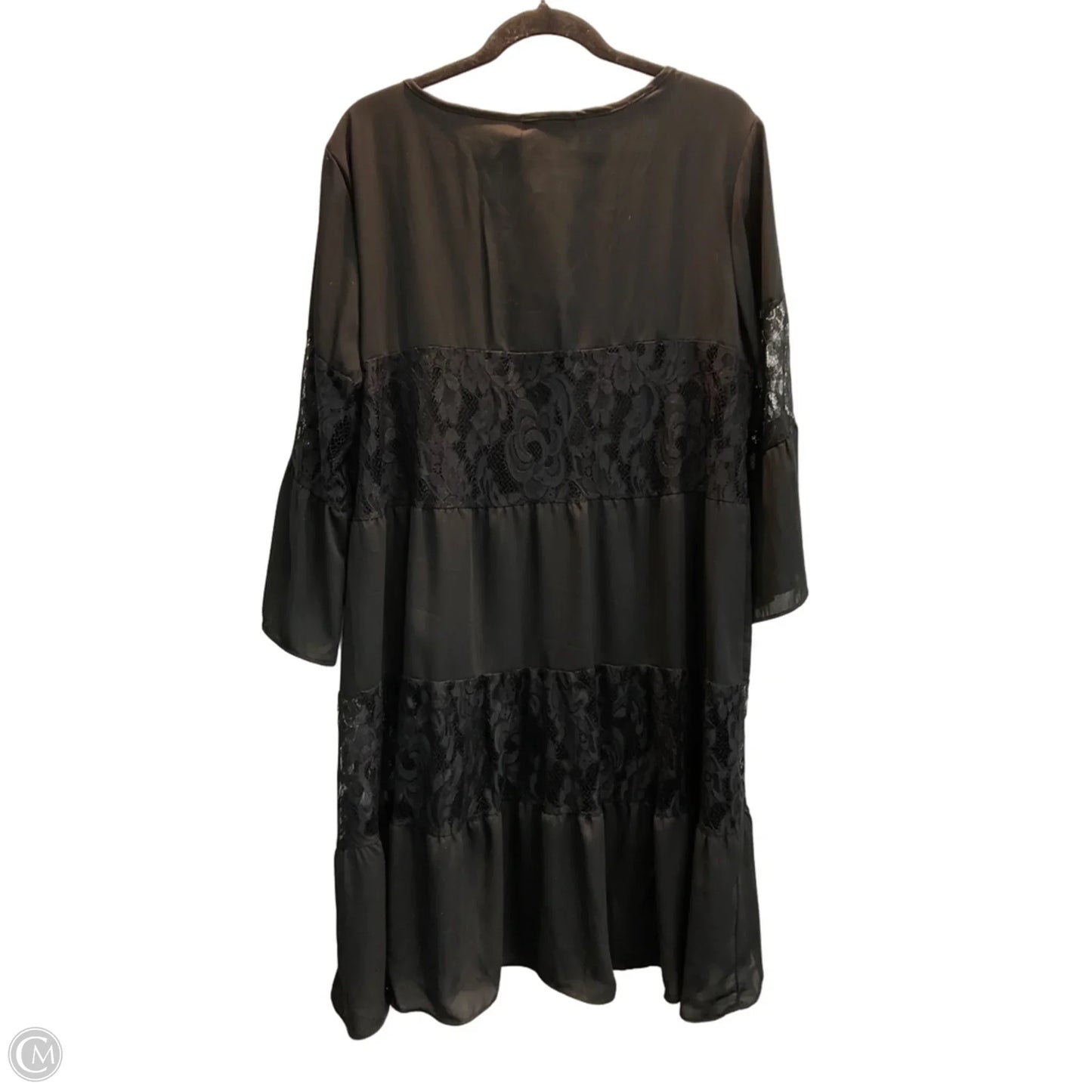 Dress Party Midi By Ing In Black, Size: 1x