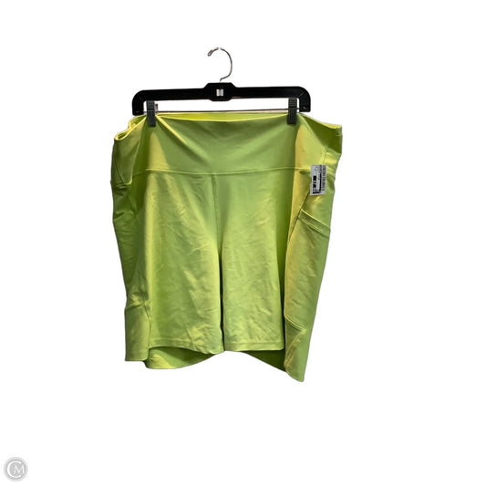 Athletic Shorts By Old Navy In Yellow, Size: 3x