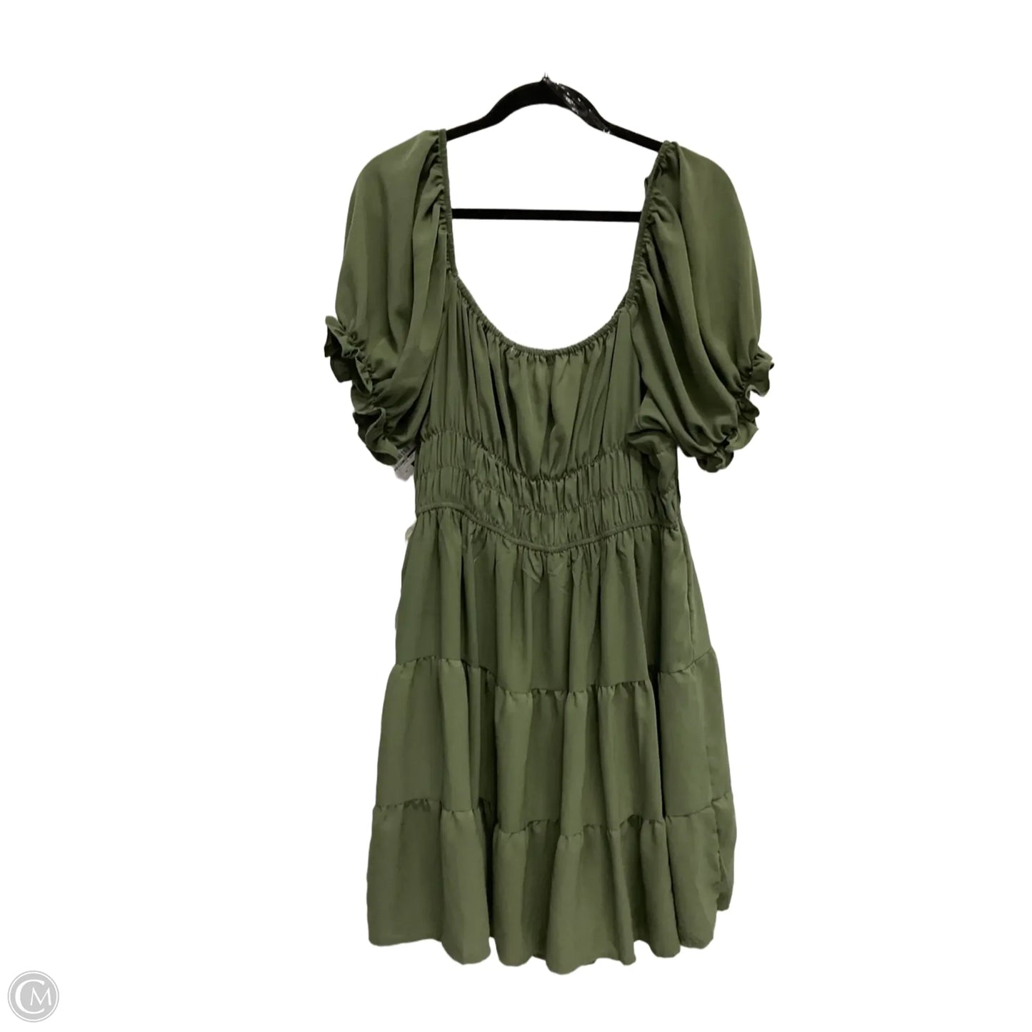 Dress Casual Midi By Liberty Love In Green, Size: 3x