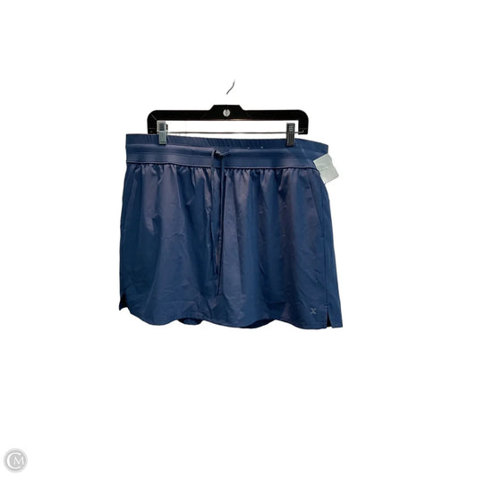 Athletic Skort By Xersion In Blue, Size: 3x