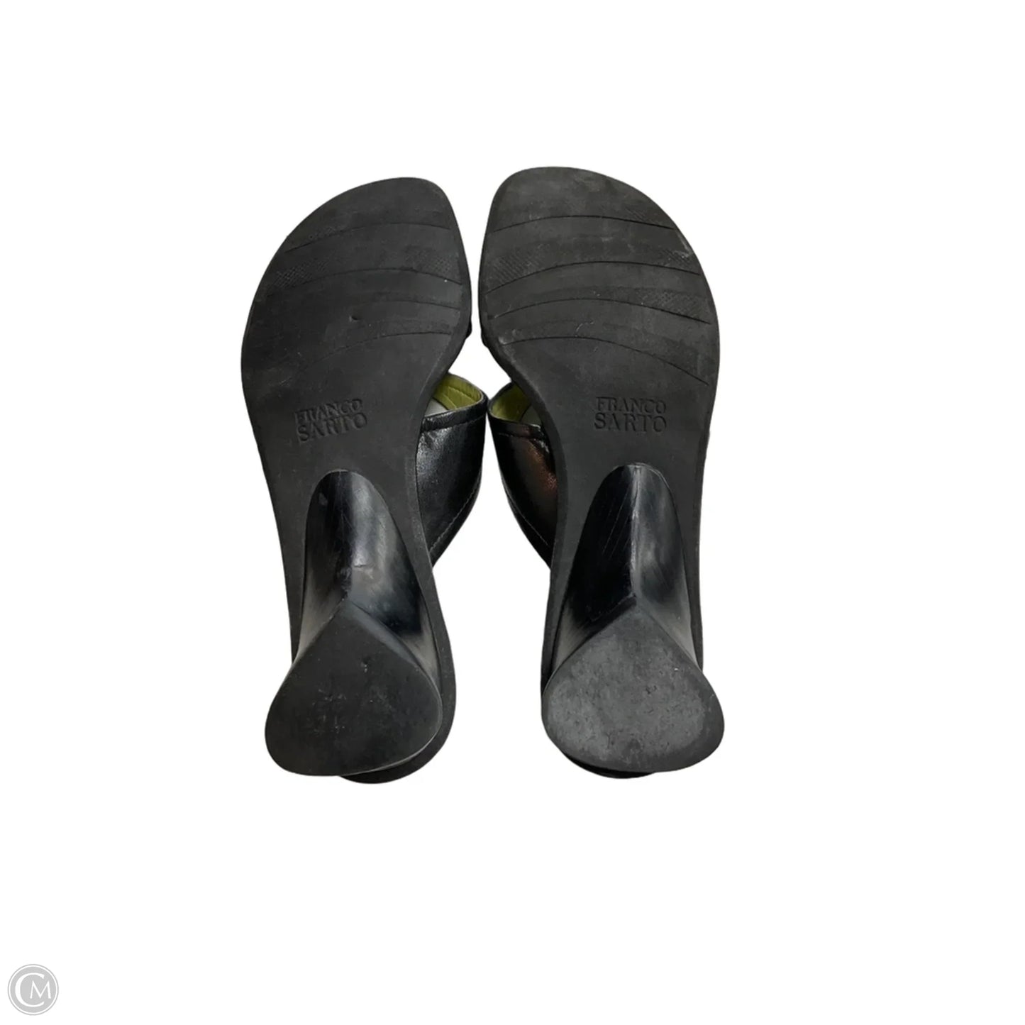 Sandals Heels Kitten By Franco Sarto In Black, Size: 10