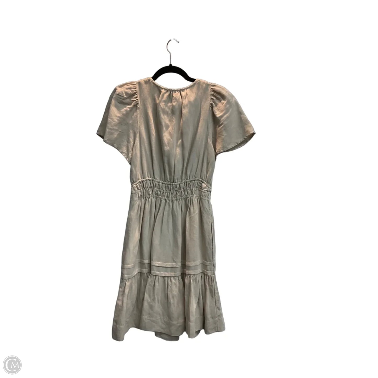 Dress Casual Midi By Anthropologie In Tan, Size: Xs