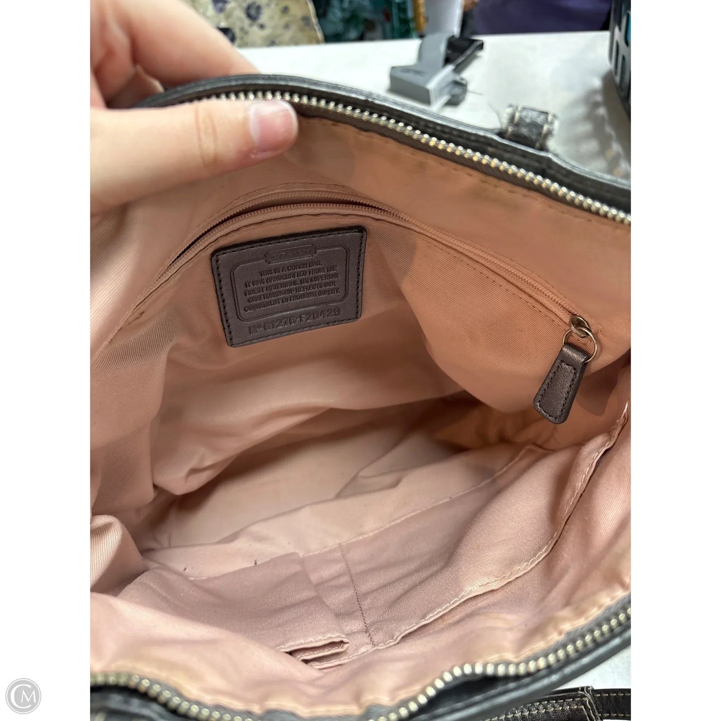 Handbag Designer By Coach, Size: Medium
