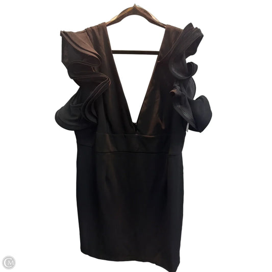 Dress Party Midi By Elevenses In Black, Size: 3x