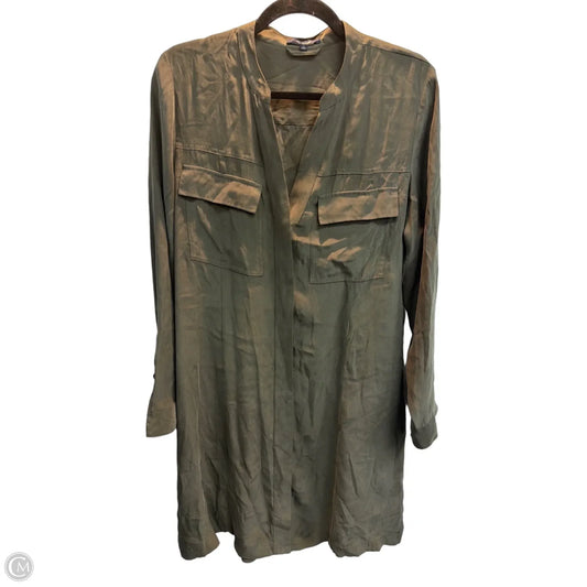 Dress Casual Midi By Madewell In Taupe, Size: L