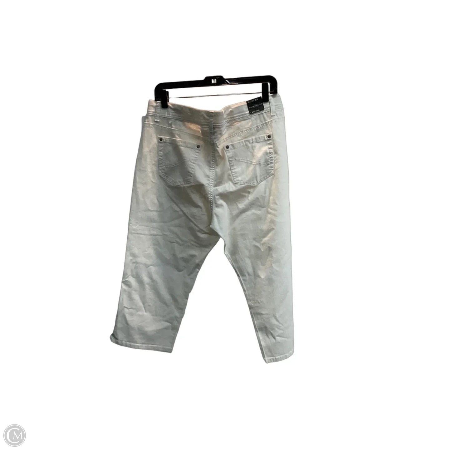 Capris By Charter Club In Cream, Size: 14p