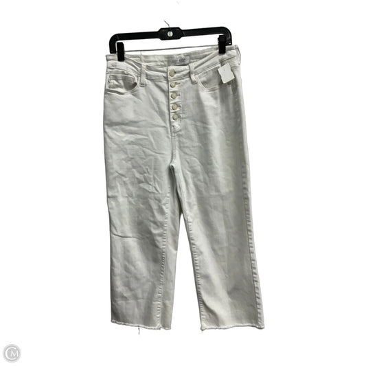 Jeans Cropped By Judy Blue In White, Size: 12