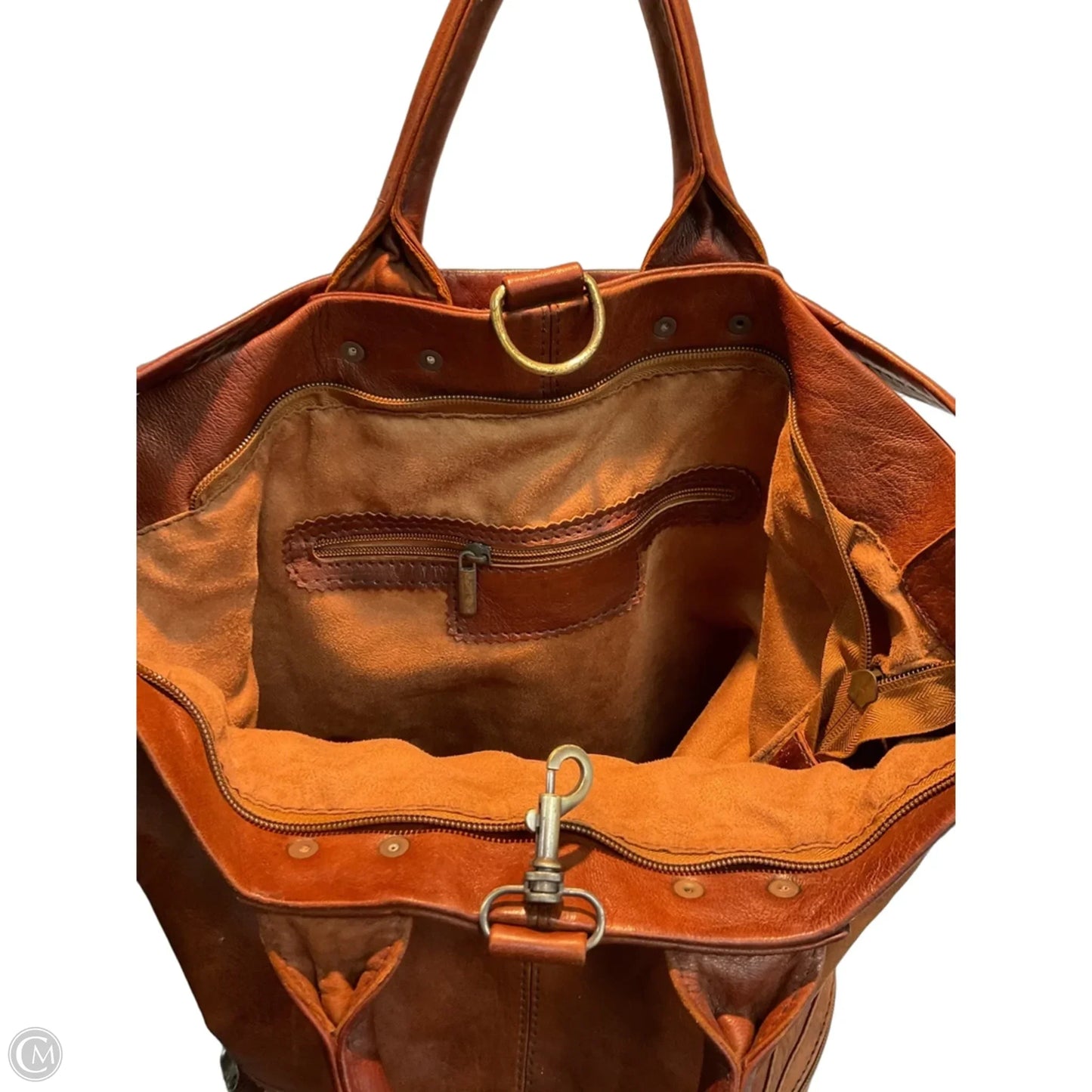 Backpack Leather By Clothes Mentor, Size: Large