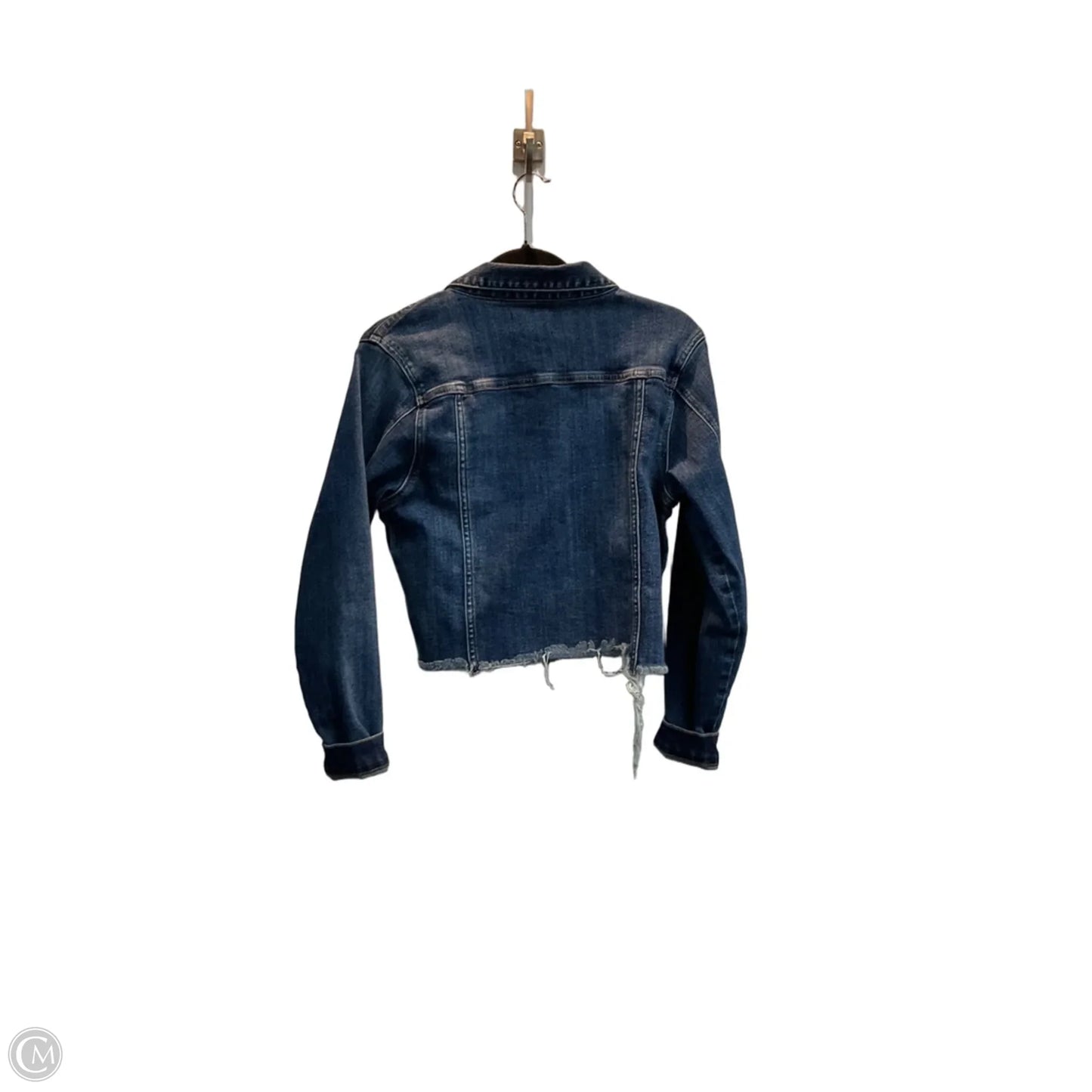 Jacket Denim By Risen In Blue, Size: M