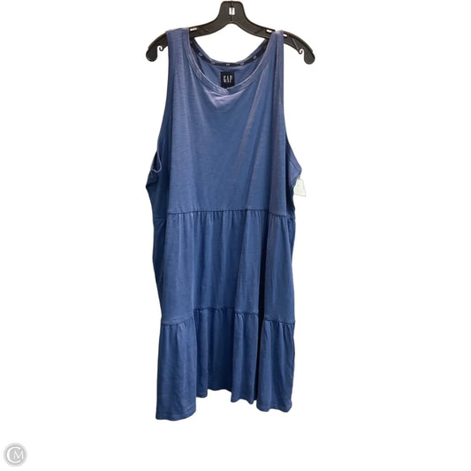 Dress Casual Maxi By Gap In Blue, Size: Xxl