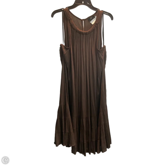 Dress Casual Midi By Jbs In Brown, Size: 2x