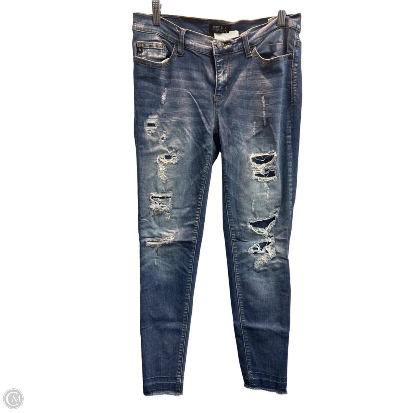 Jeans Cropped By Judy Blue In Blue, Size: 10