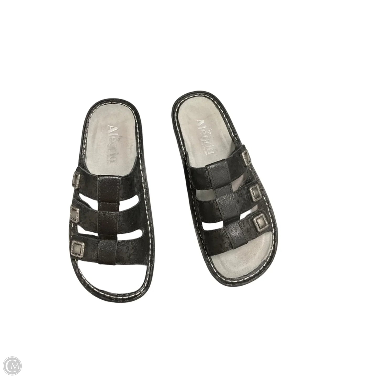Sandals Flats By Alegria In Black, Size: 6
