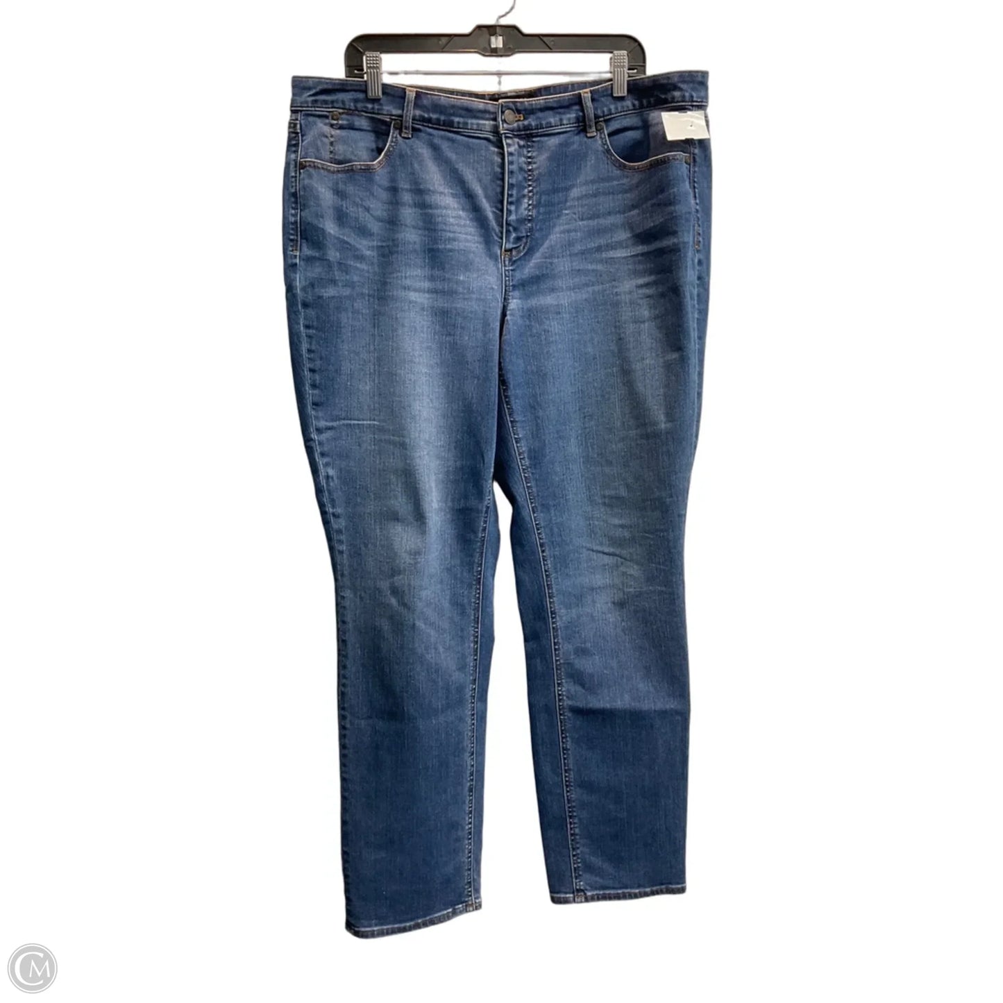 Jeans Straight By Talbots In Blue, Size: 18