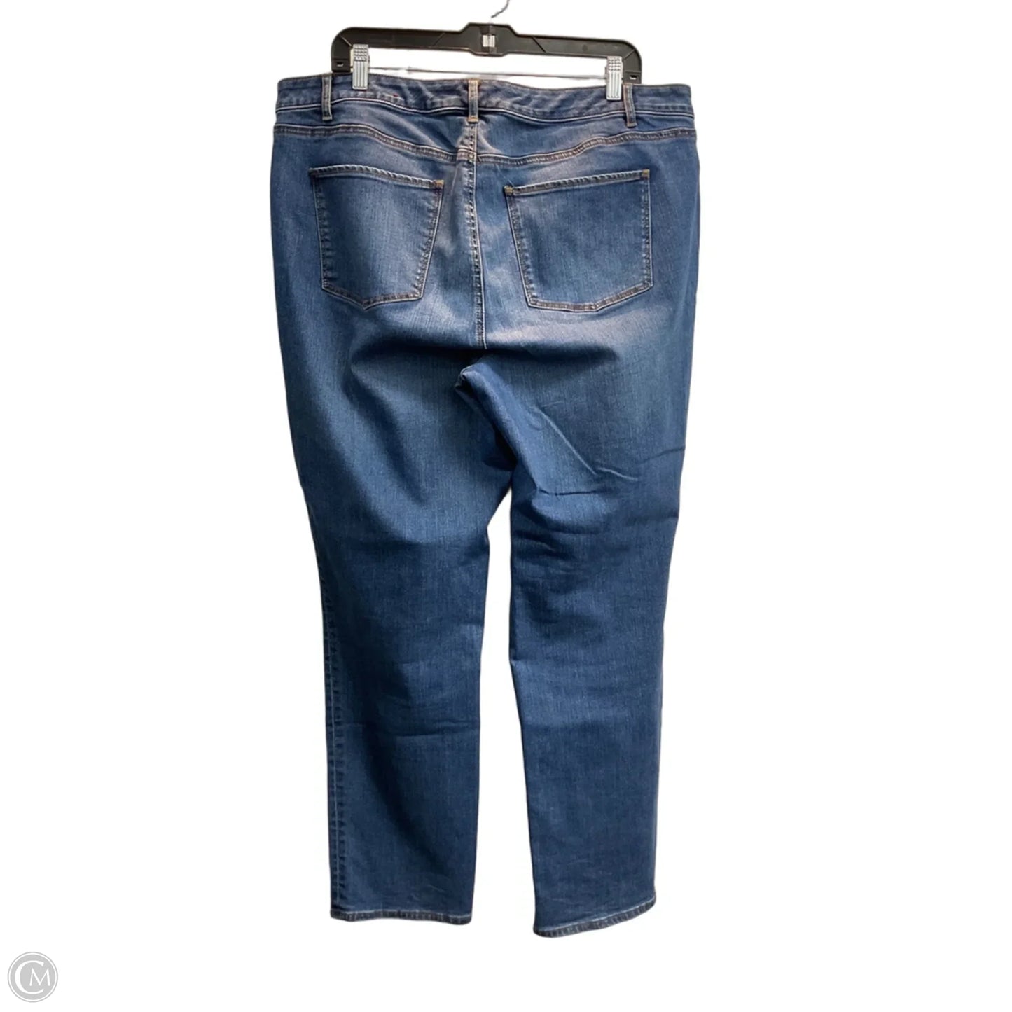 Jeans Straight By Talbots In Blue, Size: 18