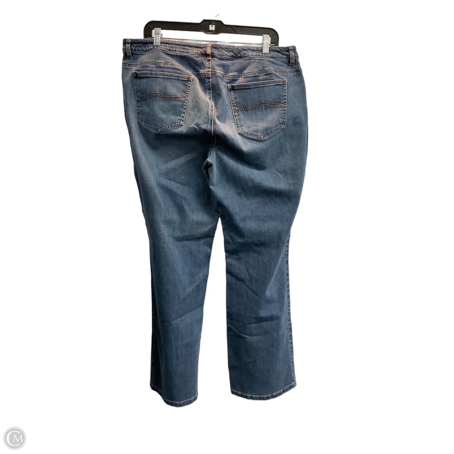 Jeans Wide Leg By Talbots In Blue, Size: 16
