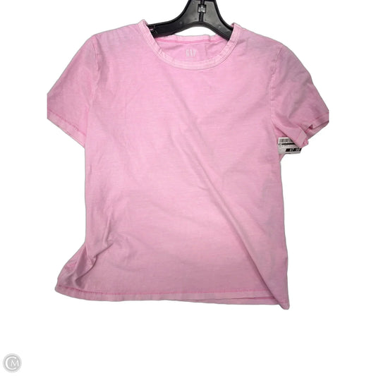 Top Short Sleeve Basic By Gap In Pink, Size: S
