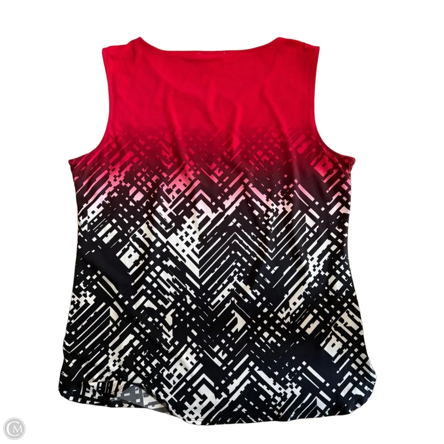 Top Sleeveless By Calvin Klein In Red, Size: L