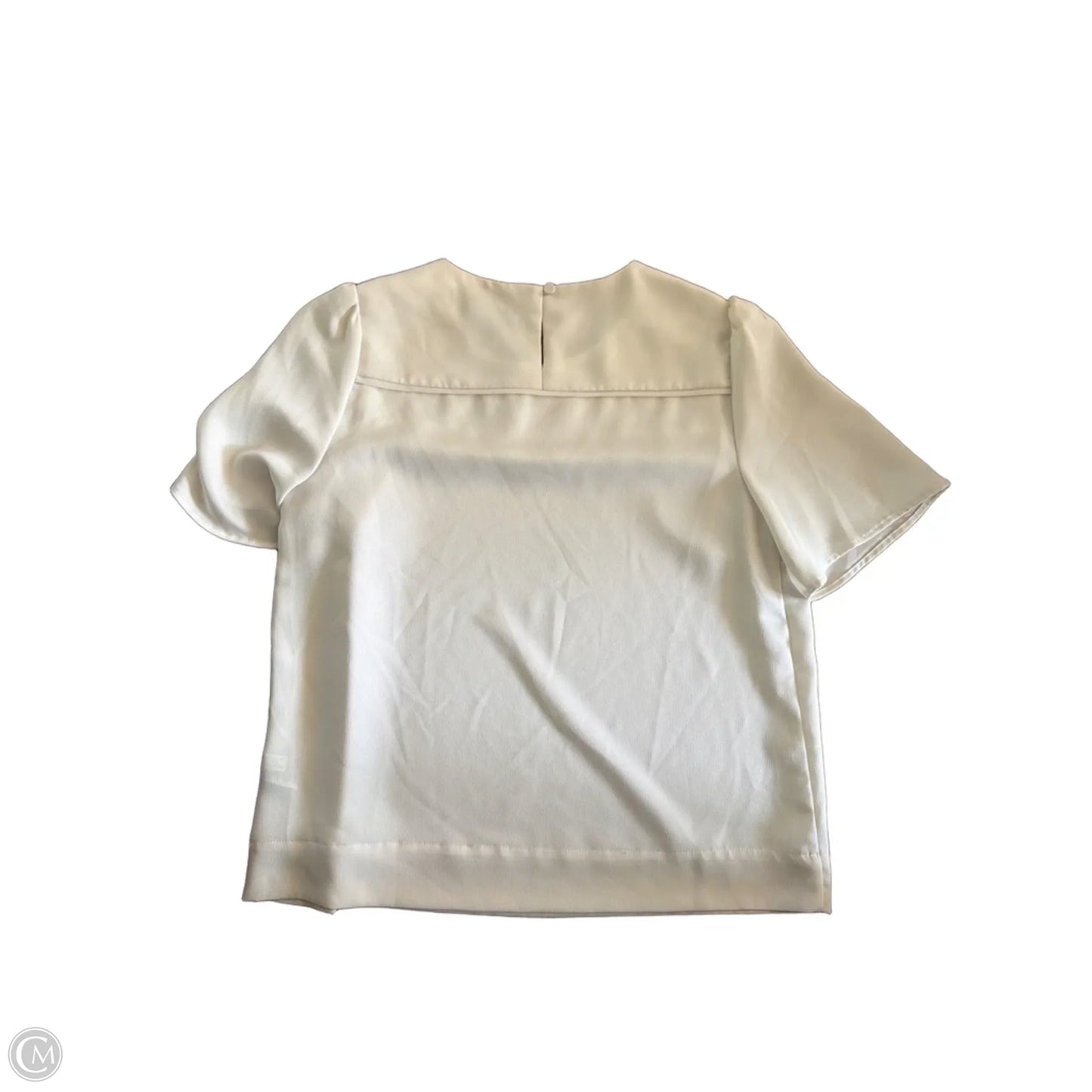 Top Short Sleeve By J. Crew In Cream, Size: 2