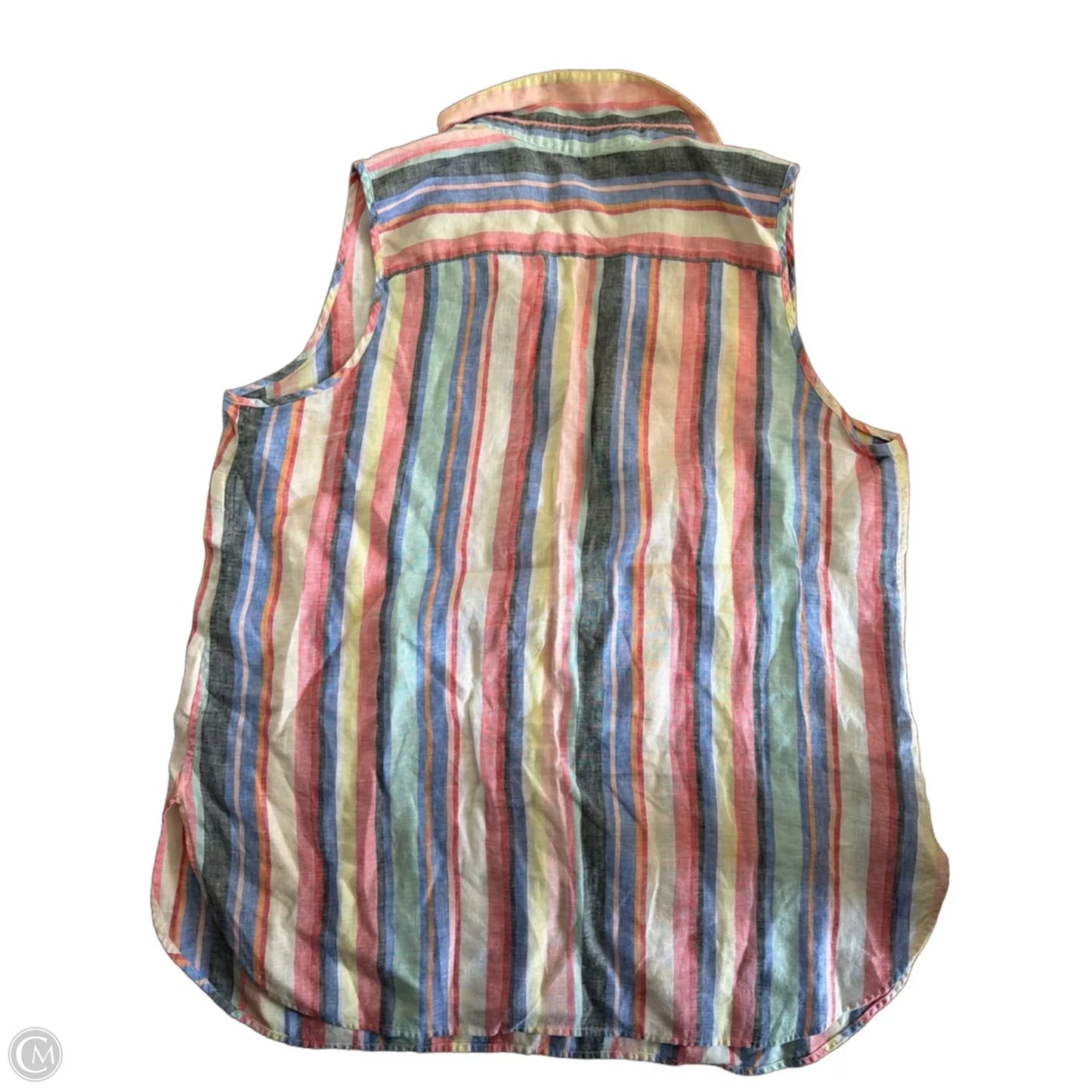 Dress Casual Midi By Chicos In Striped Pattern, Size: Xl