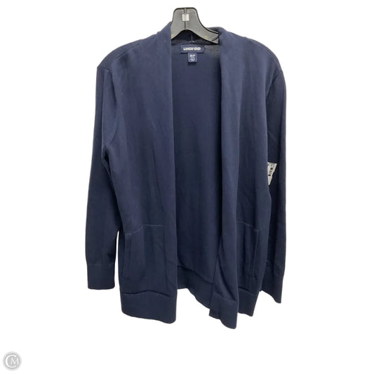 Cardigan By Lands End In Navy, Size: Mp